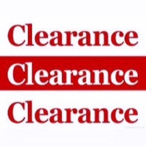 ‼️All clearance items are final price ‼️